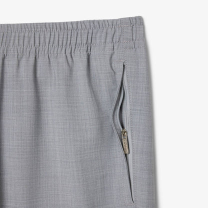 Pantalon chino en flanelle de laine coupe droite