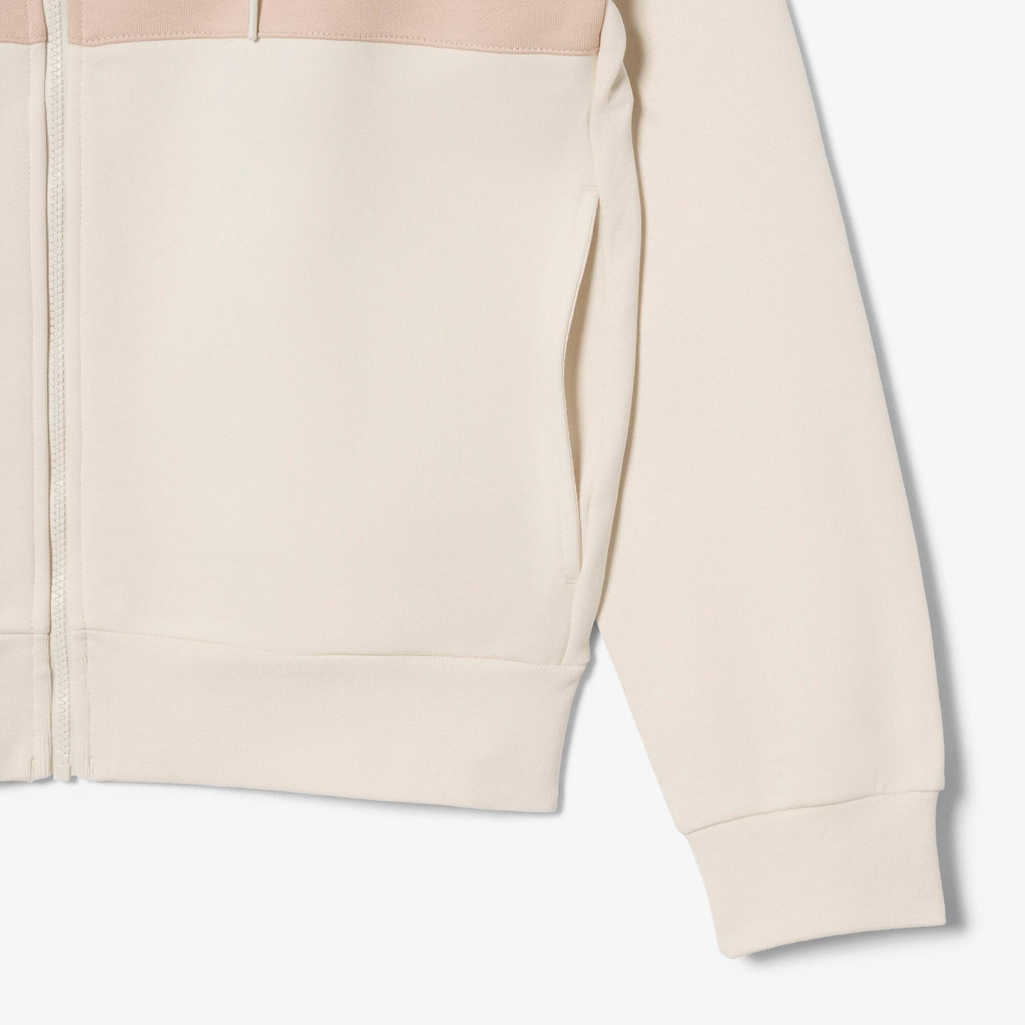 Sweat à capuche zippé color-block