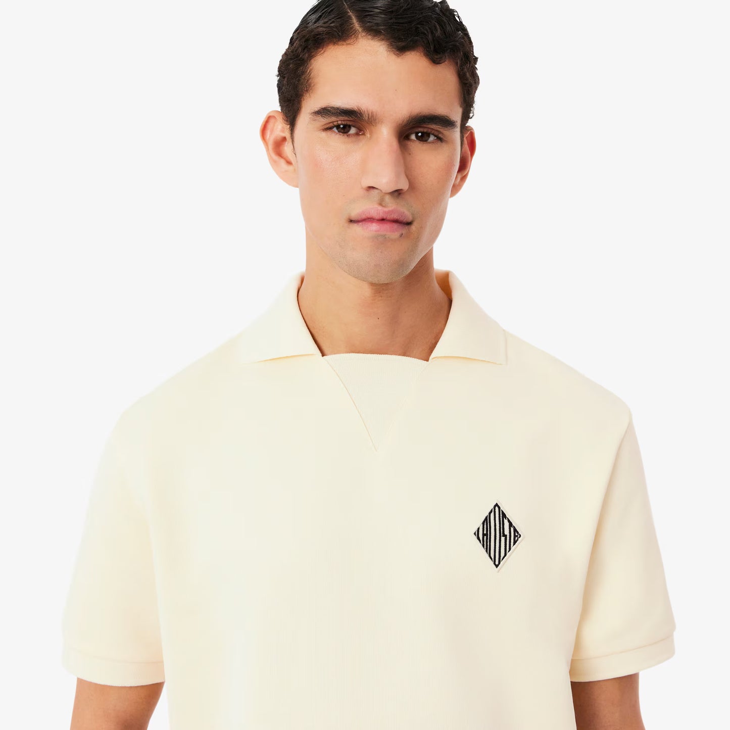 Polo molletonné ample à écusson