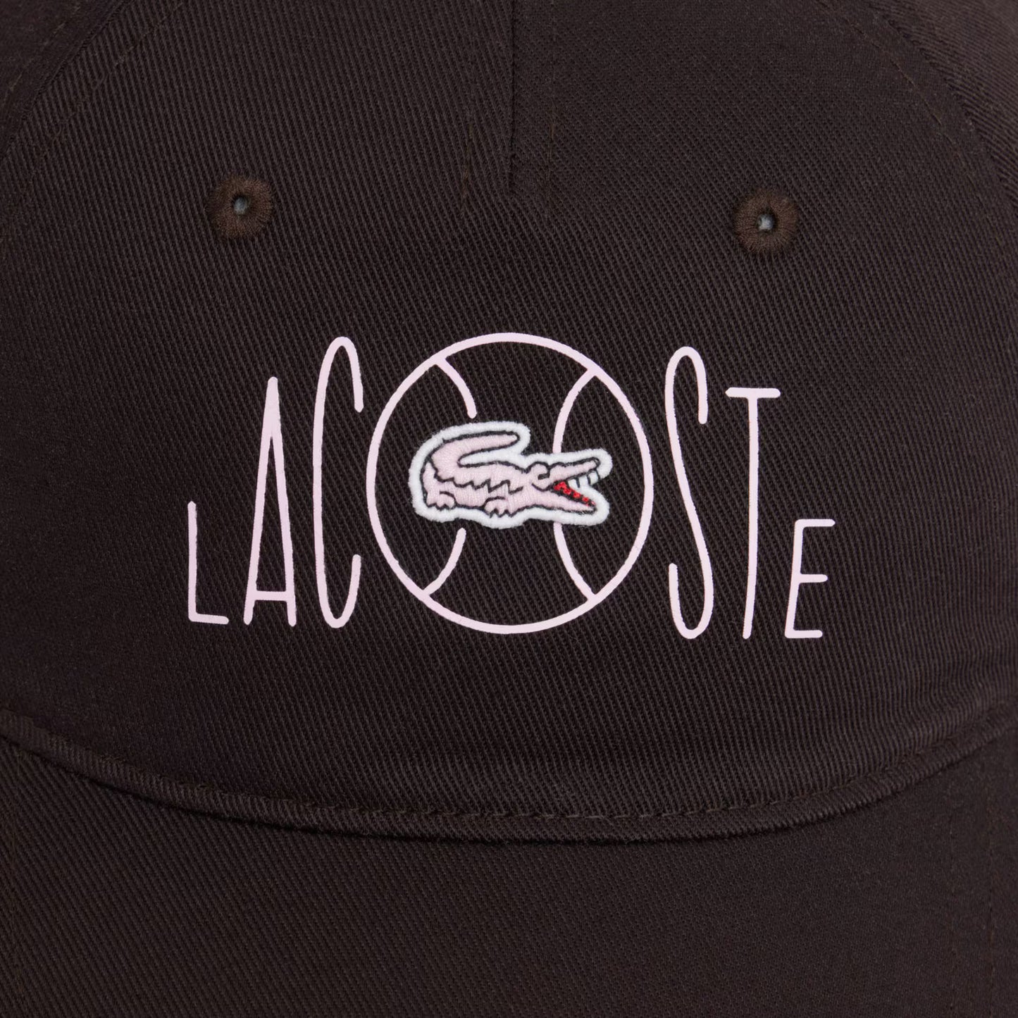 Casquette en sergé de coton imprimé