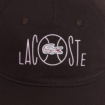 Casquette en sergé de coton imprimé