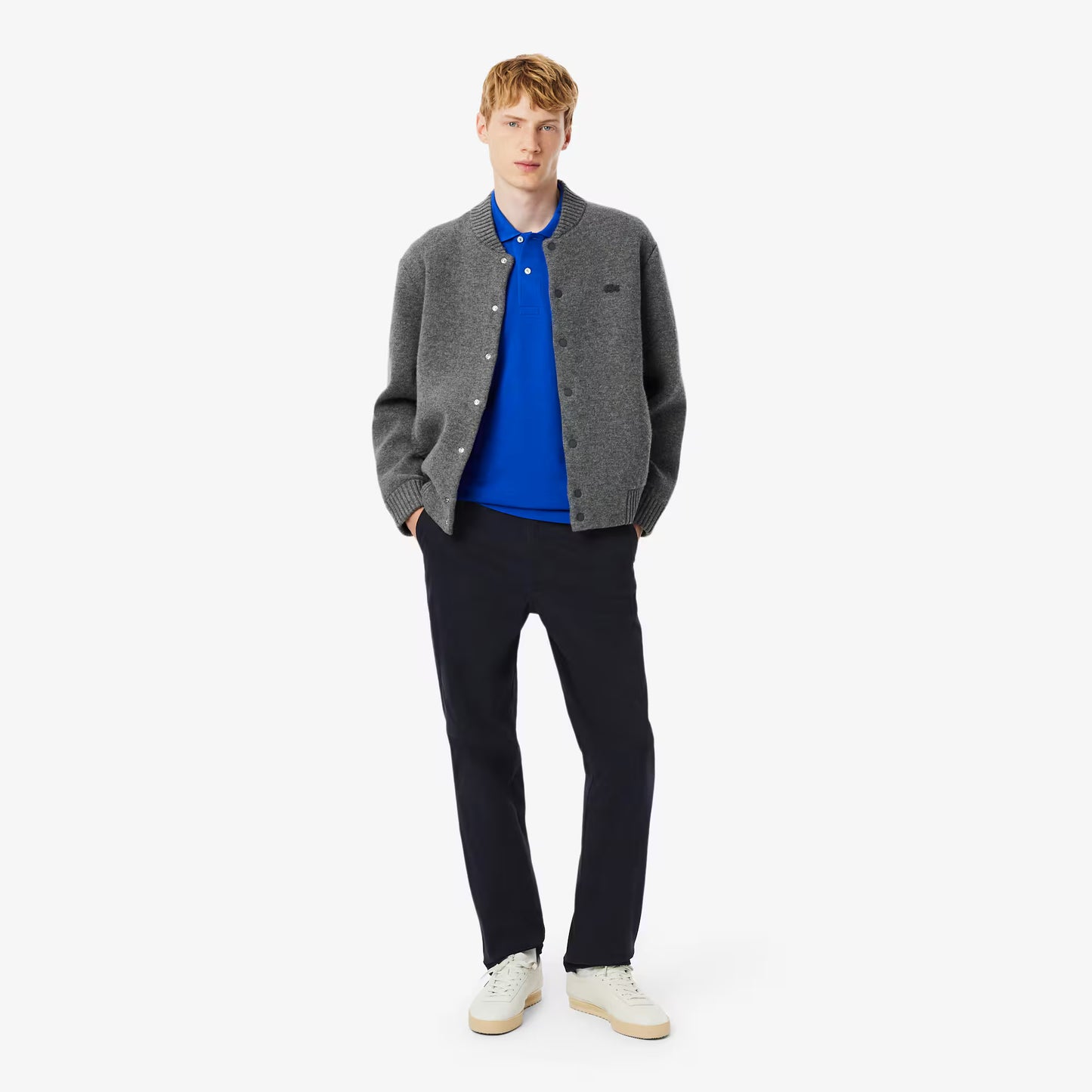 Pantalon chino en coton coupe droite 2
