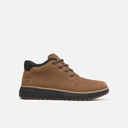 Hudson Road Mid Lace Waterproof Leather Ankle Boots Rust Nubuck