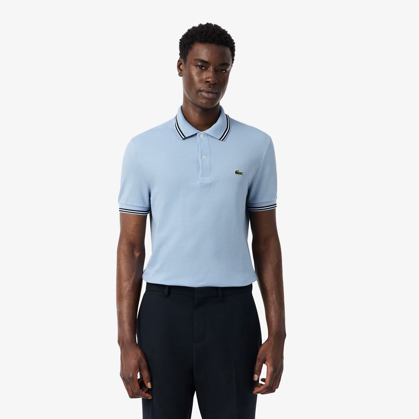 Polo L.12.12 Regular Fit avec Finitions Contrastantes