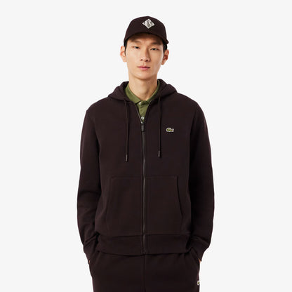 Sweat à capuche en polaire zippé