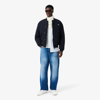 Chemise rayée en pinpoint coupe droite