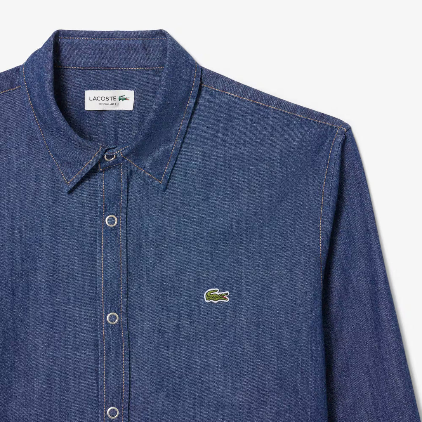 Chemise en jean légère coupe droite