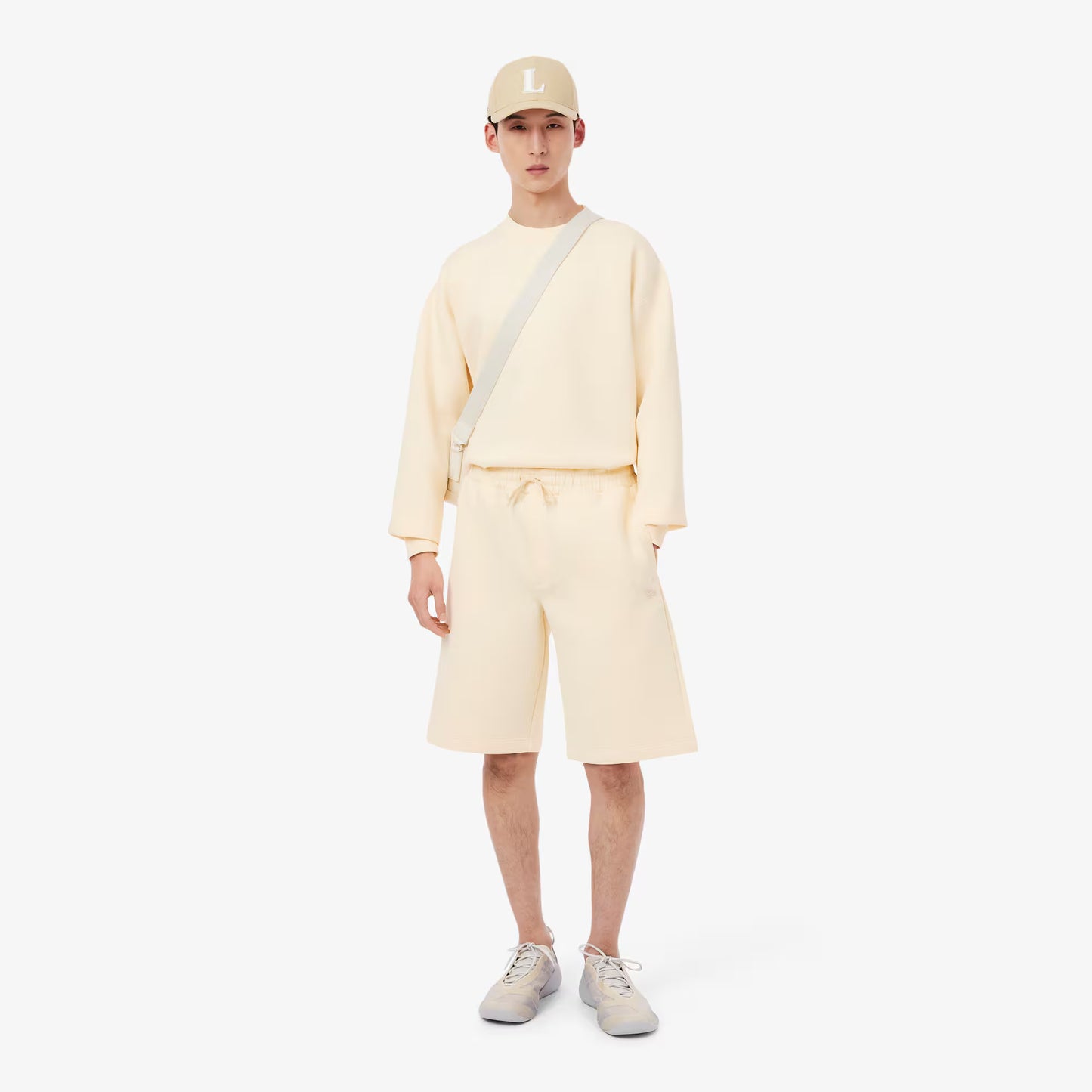 Shorts en interlock coupe décontractée