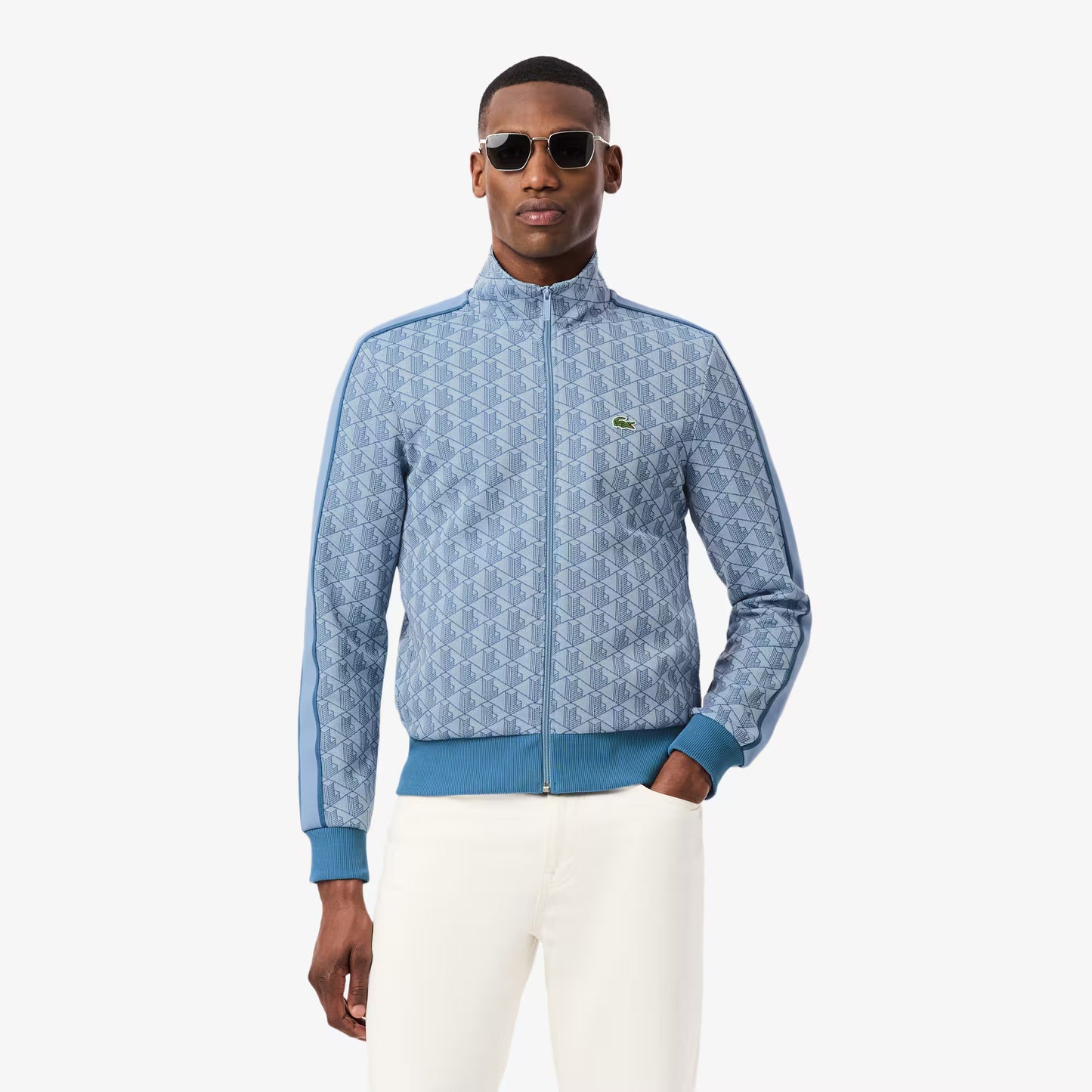 Veste de survêtement jacquard zippée Paris
