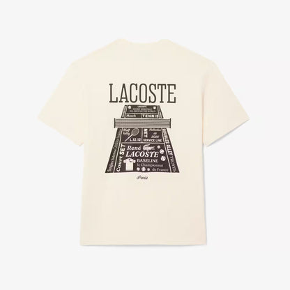 T-shirt épais en coton imprimé