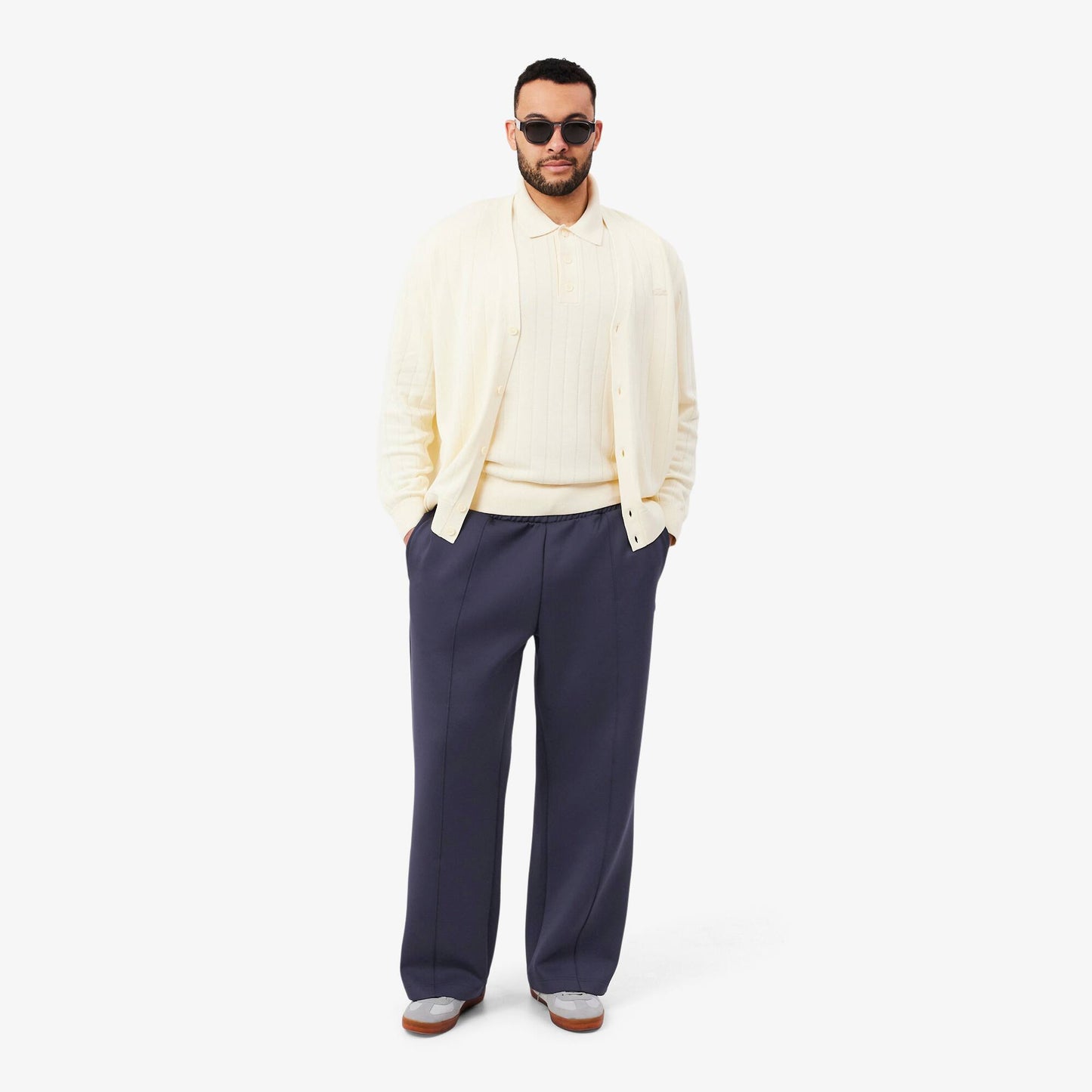 Pantalon de jogging brodé ample