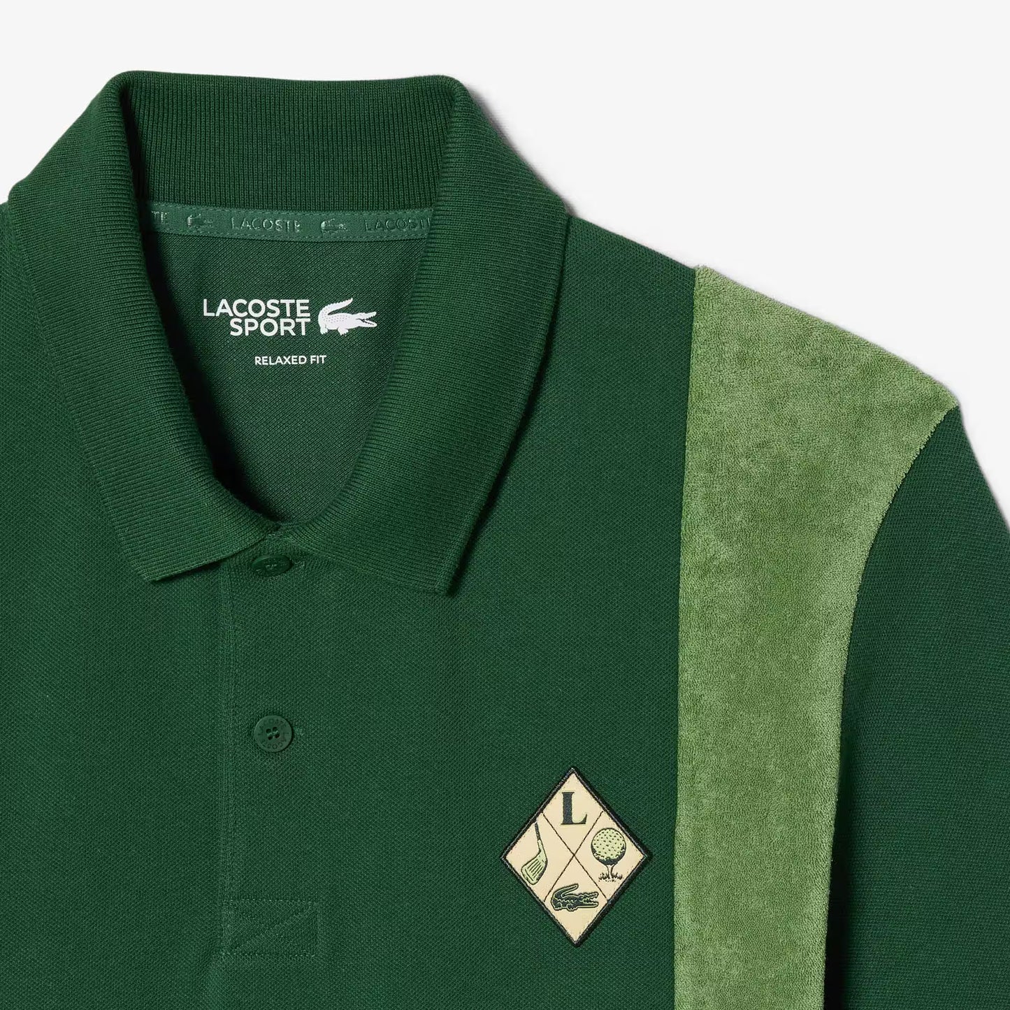 Polo de golf en piqué coupe décontractée