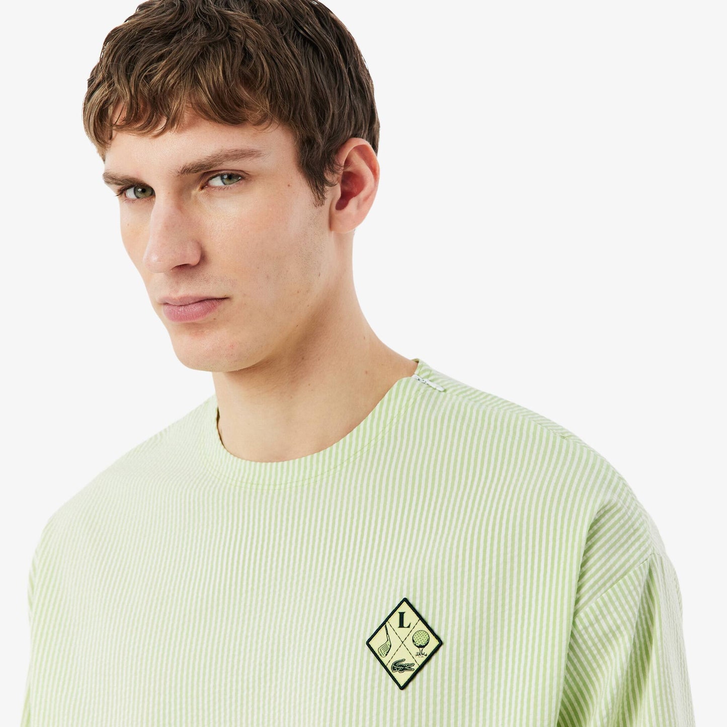 Sweat-shirt de golf en seersucker ultra-sec