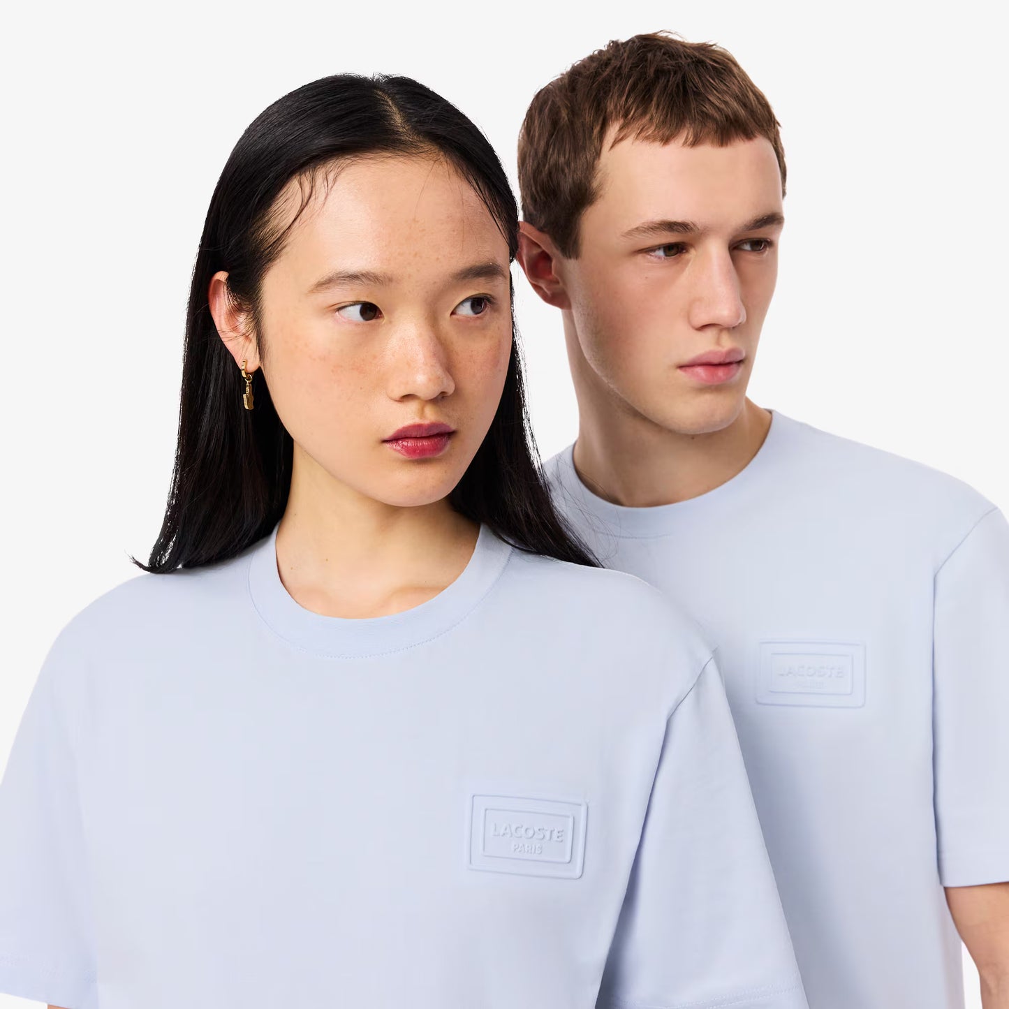 T-shirt en coton à logo en relief