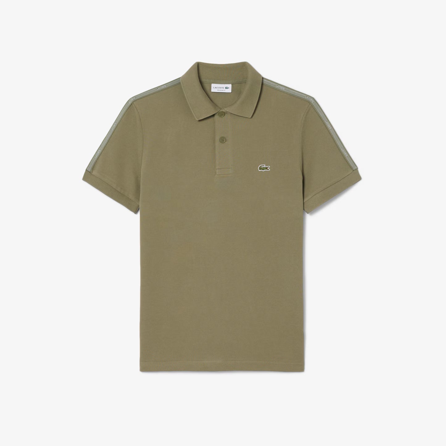 Polo Rayé Logo Coupe Droite