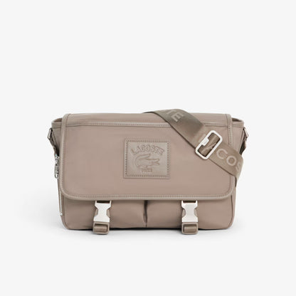Sac bandoulière classique à rabat Lacoste