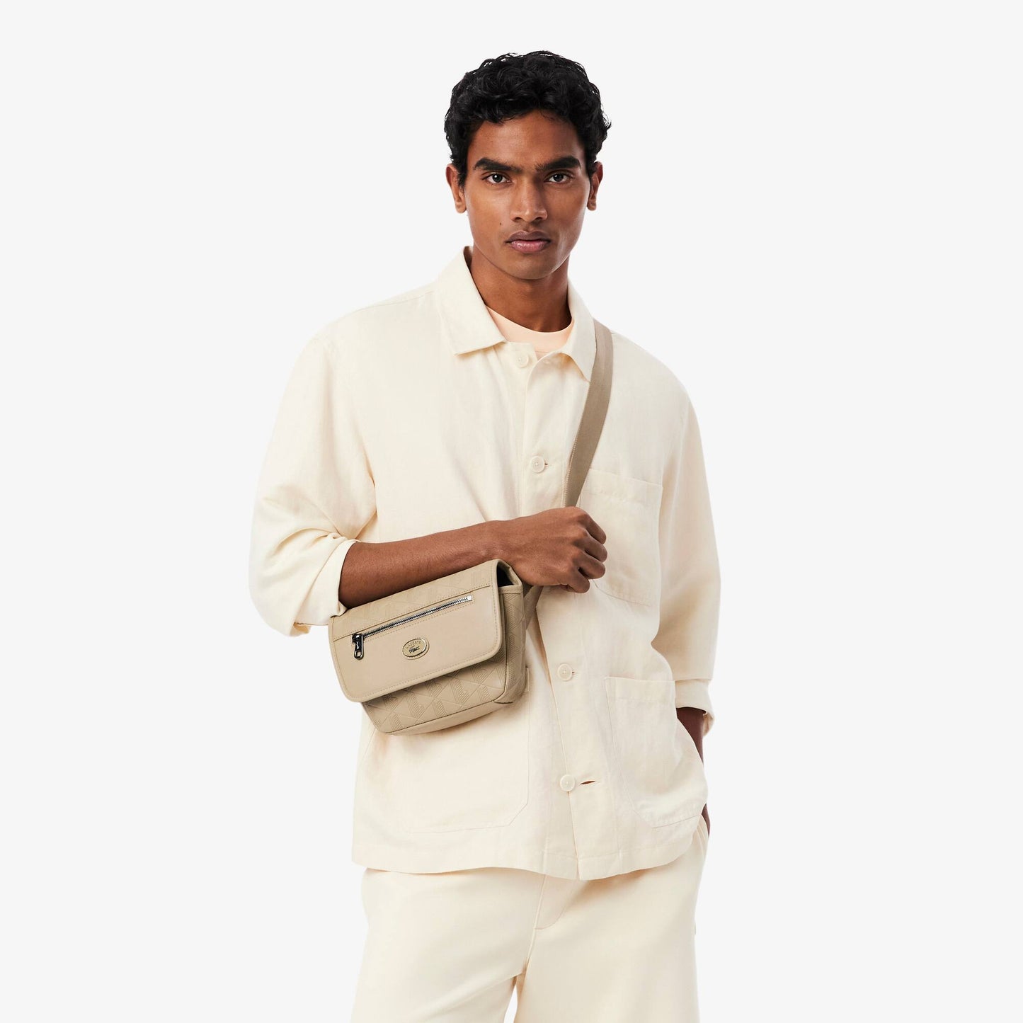 Sac messager en cuir Mini Monogramme