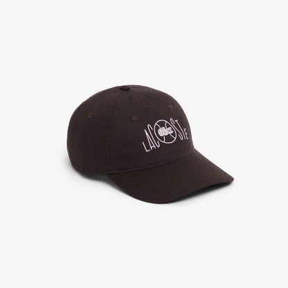 Casquette en sergé de coton imprimé