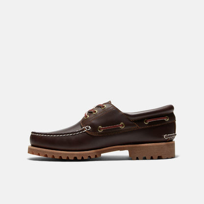 Men's Authentic Brown Full Grain Boat Shoe