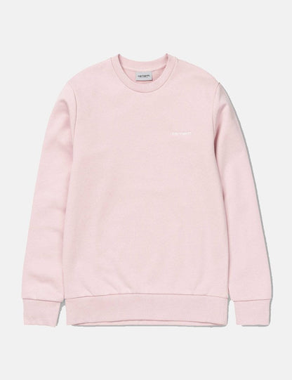 Sweat-shirt brodé – Rose poudré