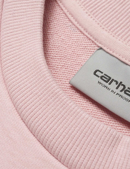Sweat-shirt brodé – Rose poudré