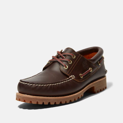 Men's Authentic Brown Full Grain Boat Shoe