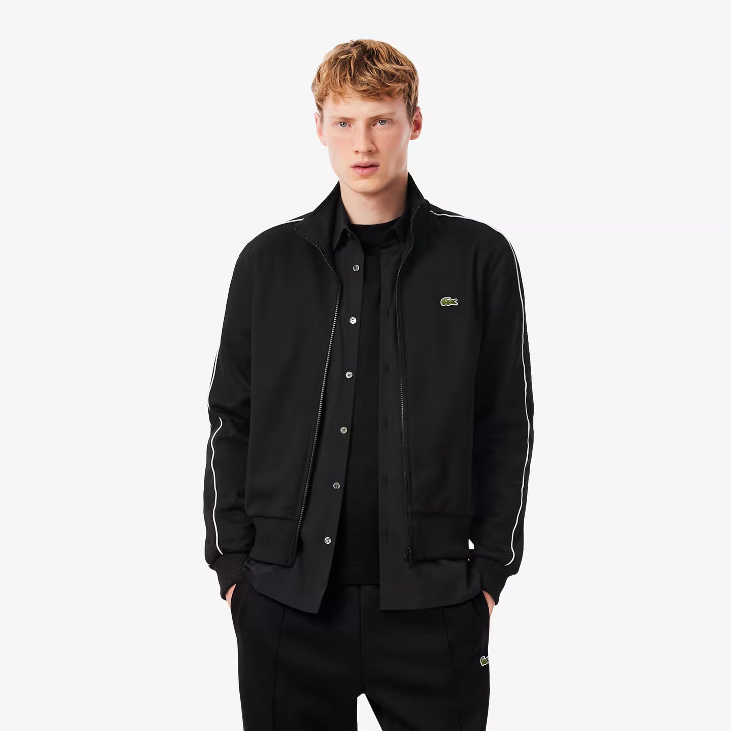Veste de survêtement zippée en piqué Paris