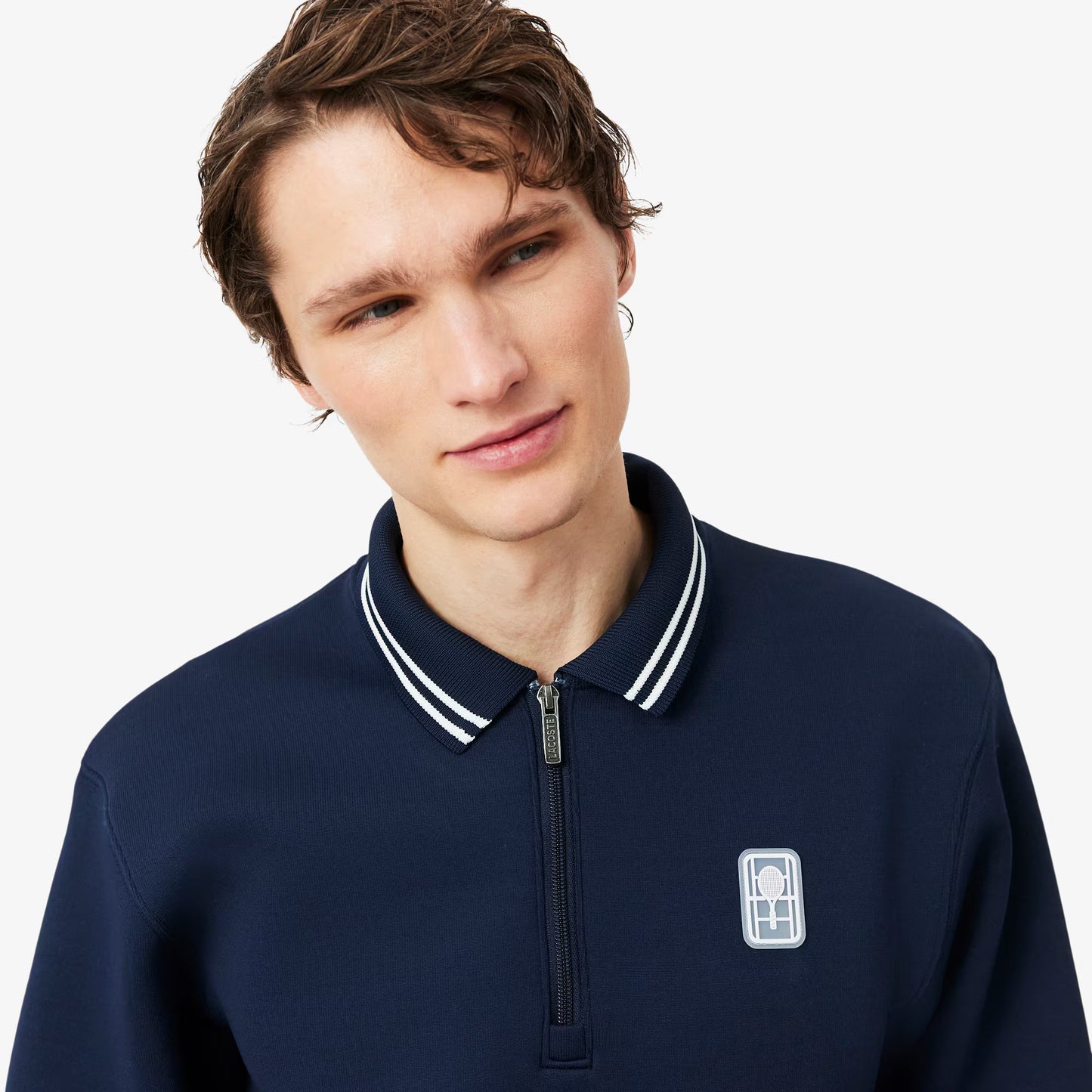 Polo zippé Héritage Tennis