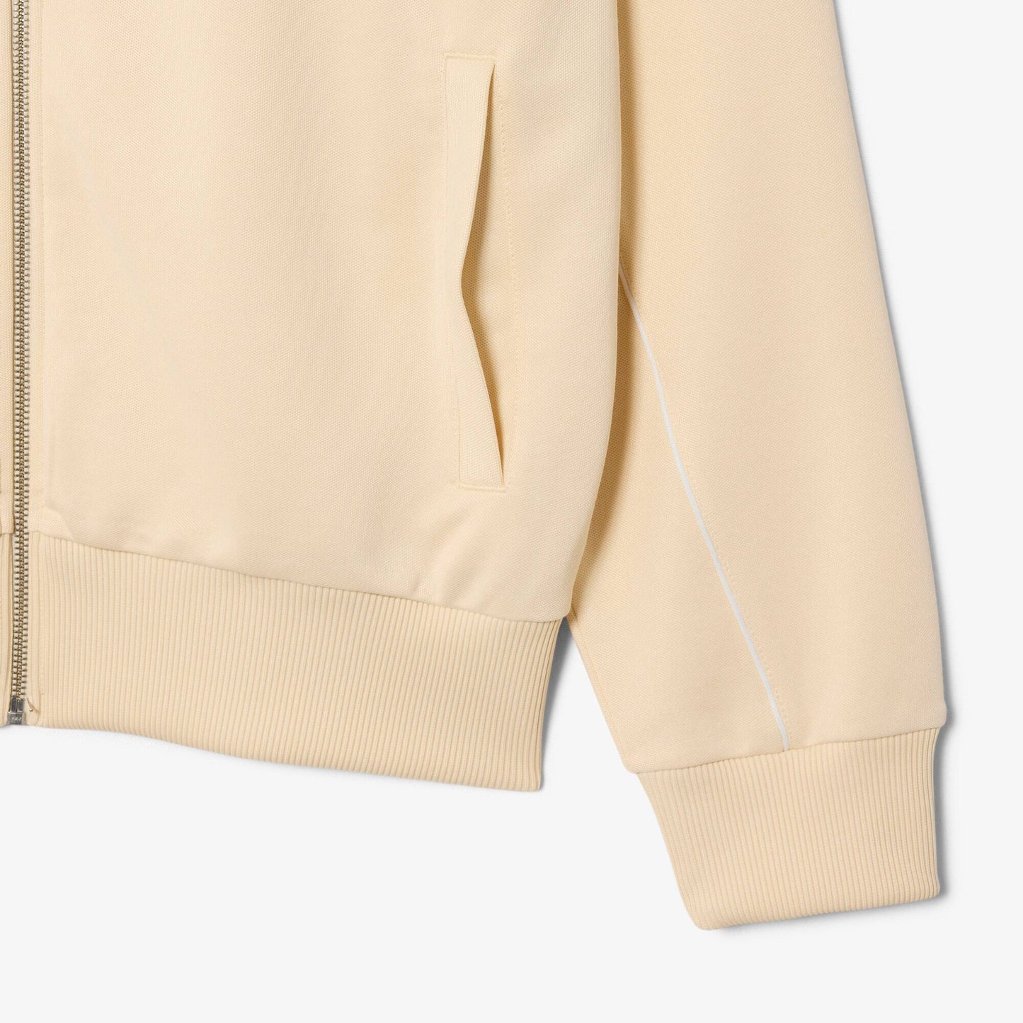 Sweat-shirt zippé à liseré contrastant