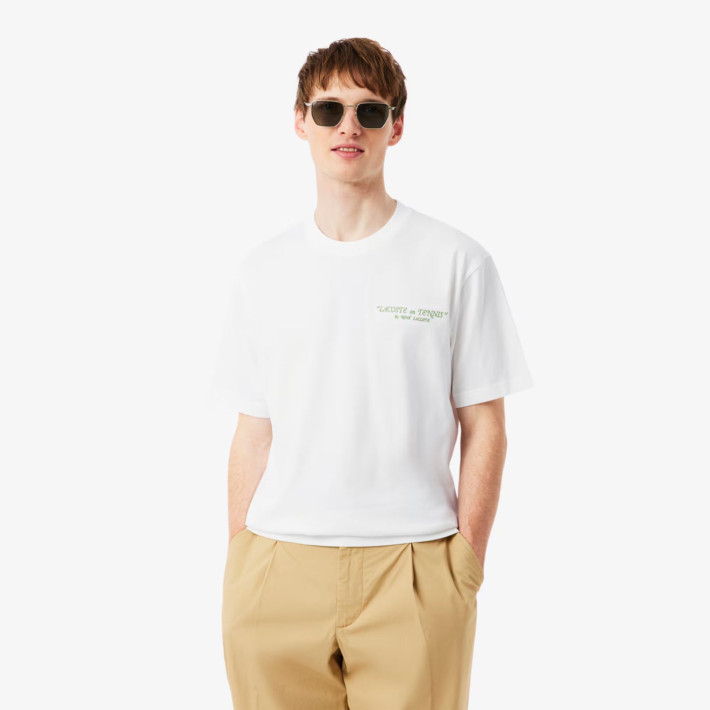 T-shirt en coton brodé
