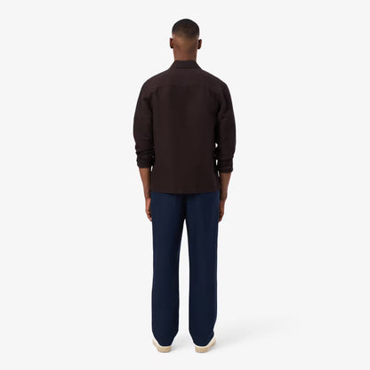 Pantalon Chino en Lin Coupe Droite