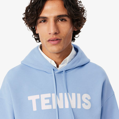 Sweat à capuche imprimé tennis