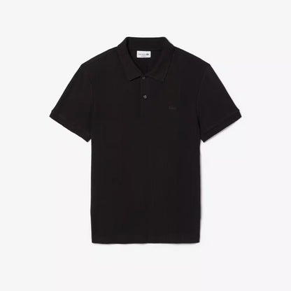 Polo en maille côtelée coupe droite