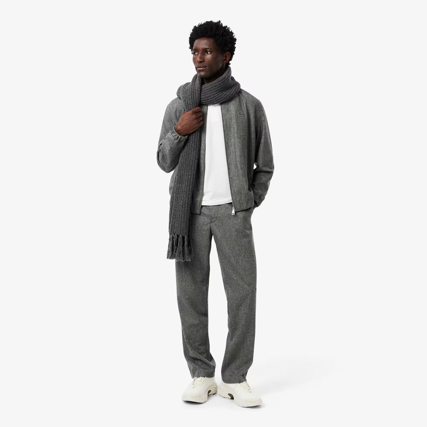 Polo Slim en Jacquard avec Marque