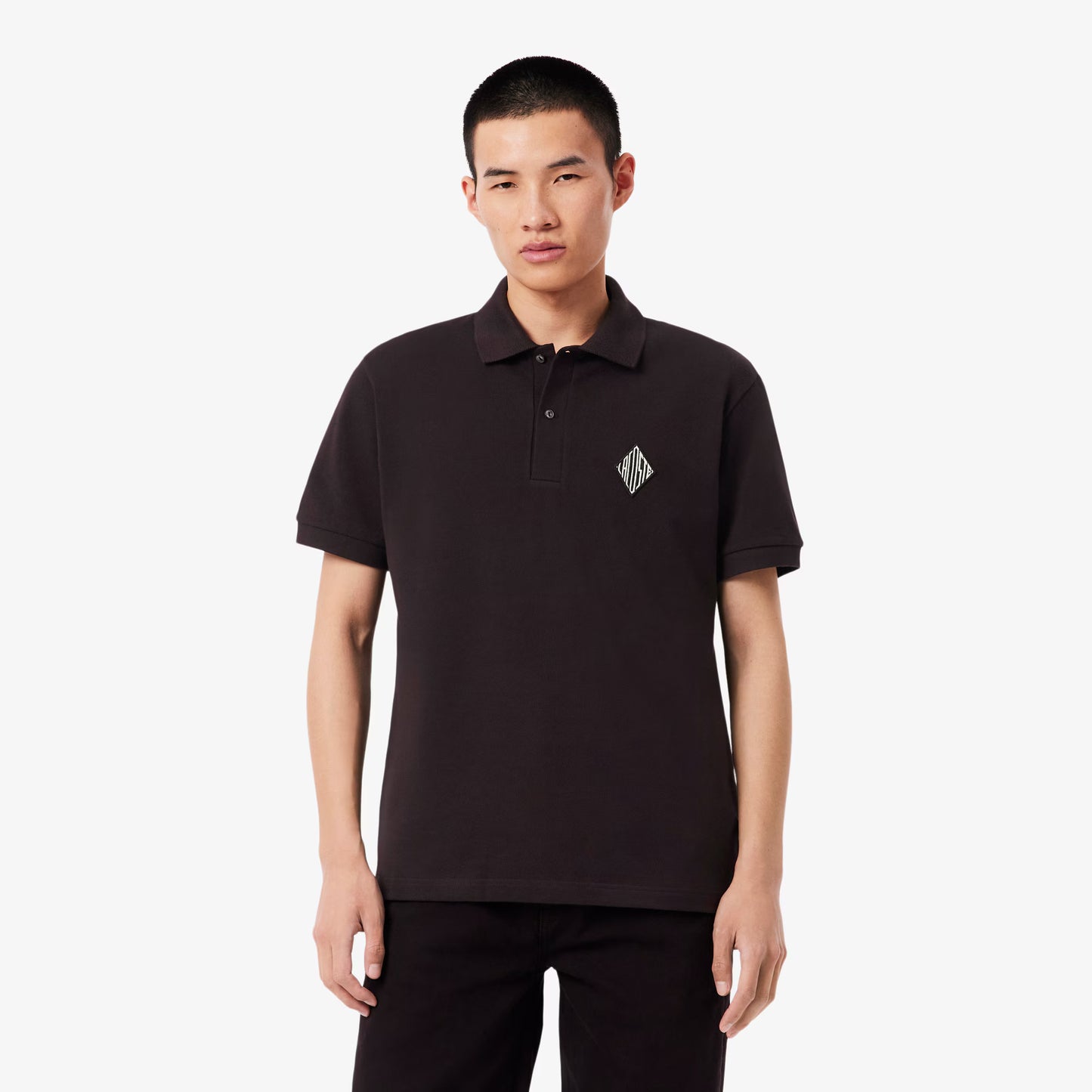 Polo en piqué coupe classique avec badge