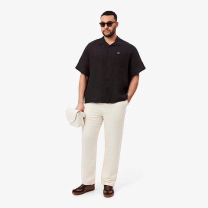 Chemise en lin coupe décontractée