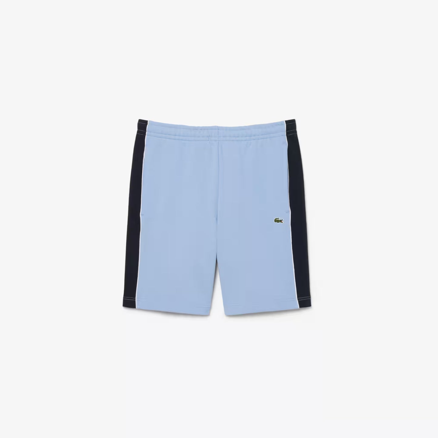 Short en molleton color-block coupe droite
