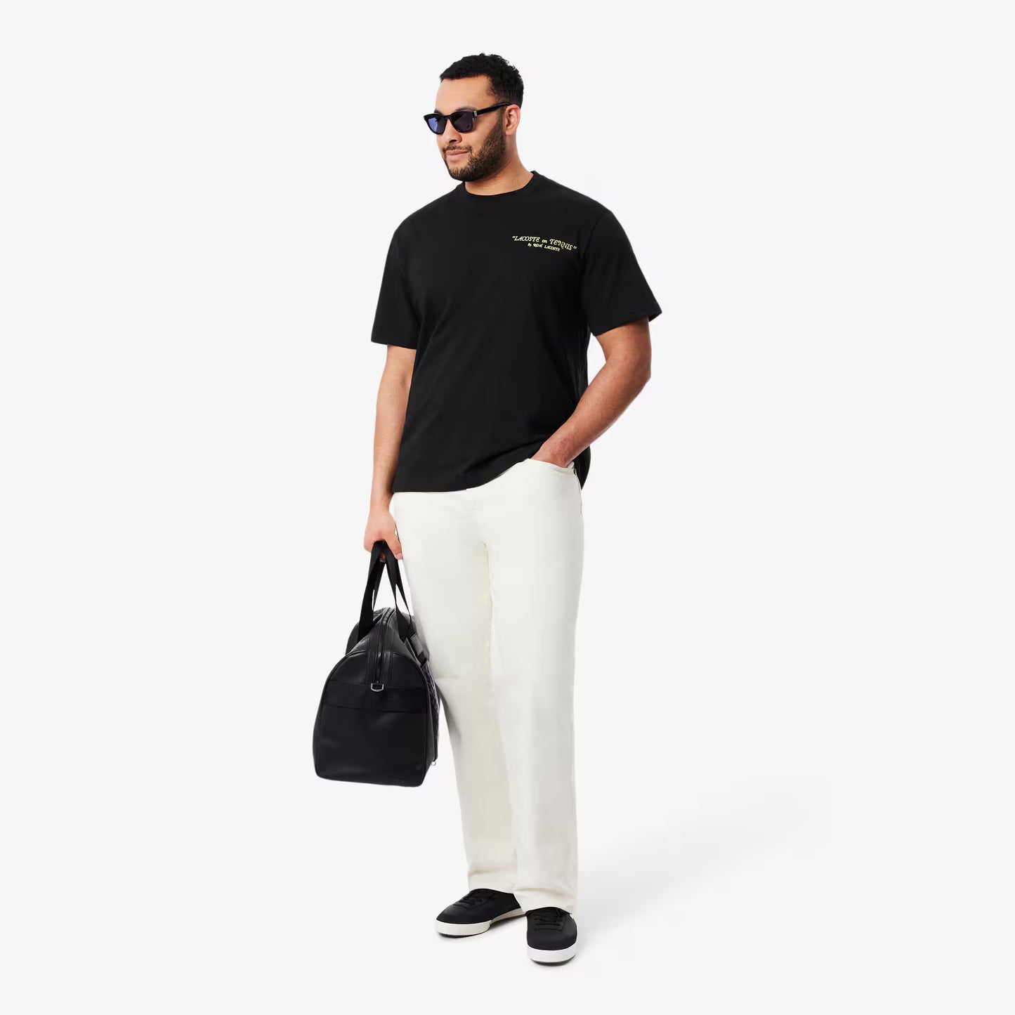 T-shirt en coton brodé