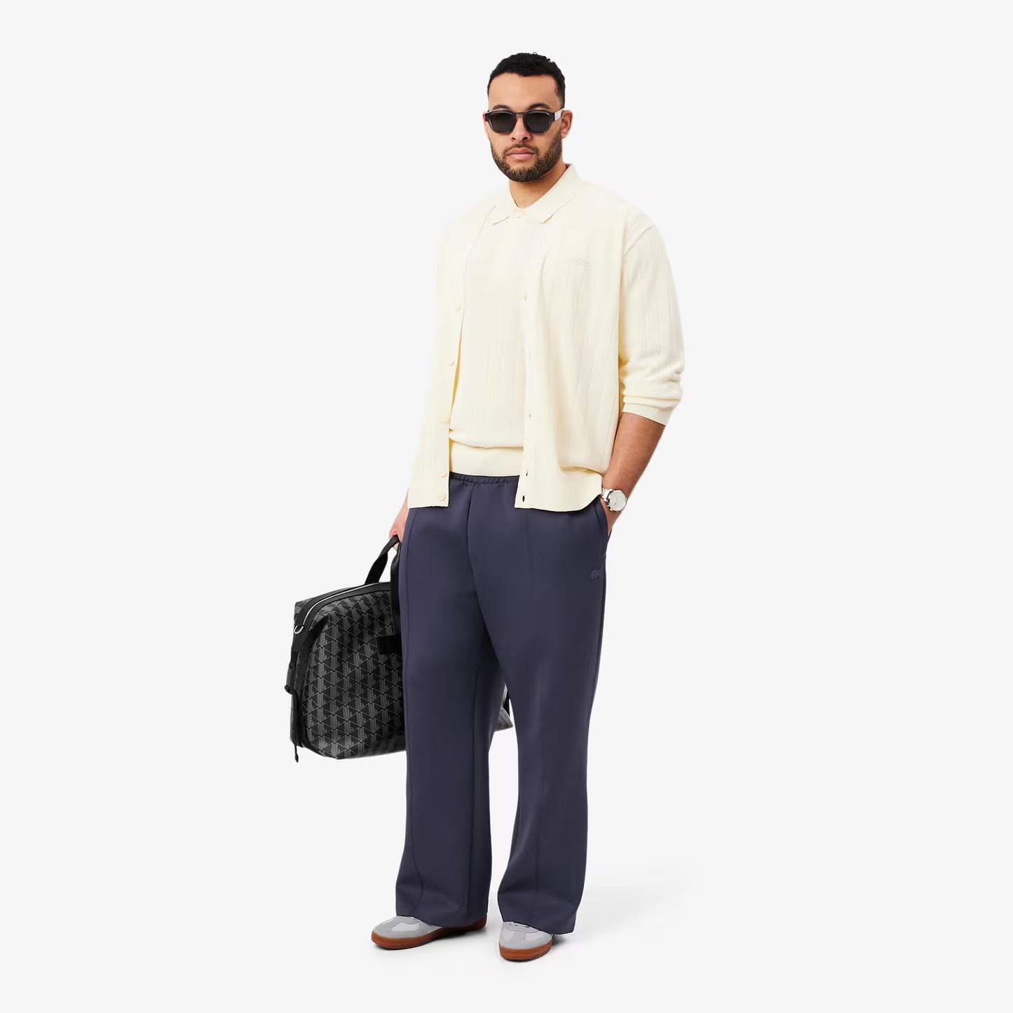 Pantalon de jogging brodé ample