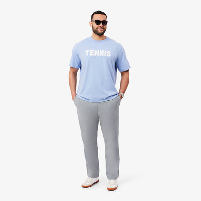 Pantalon chino en flanelle de laine coupe droite