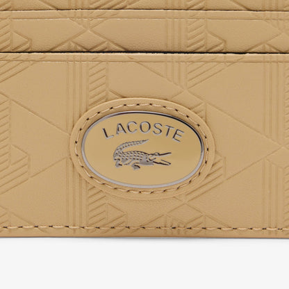 Porte-cartes en cuir à monogramme