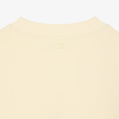 Sweat-shirt en piqué double face à écusson