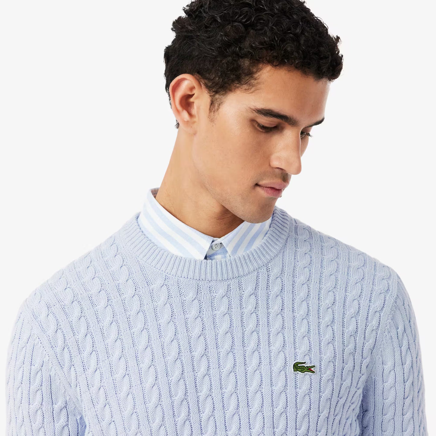 Pull en coton torsadé