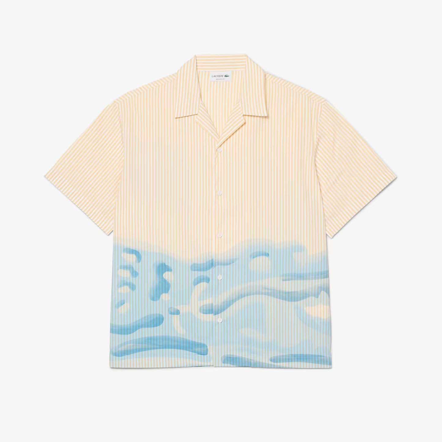 Chemise à rayures crocodile coupe décontractée