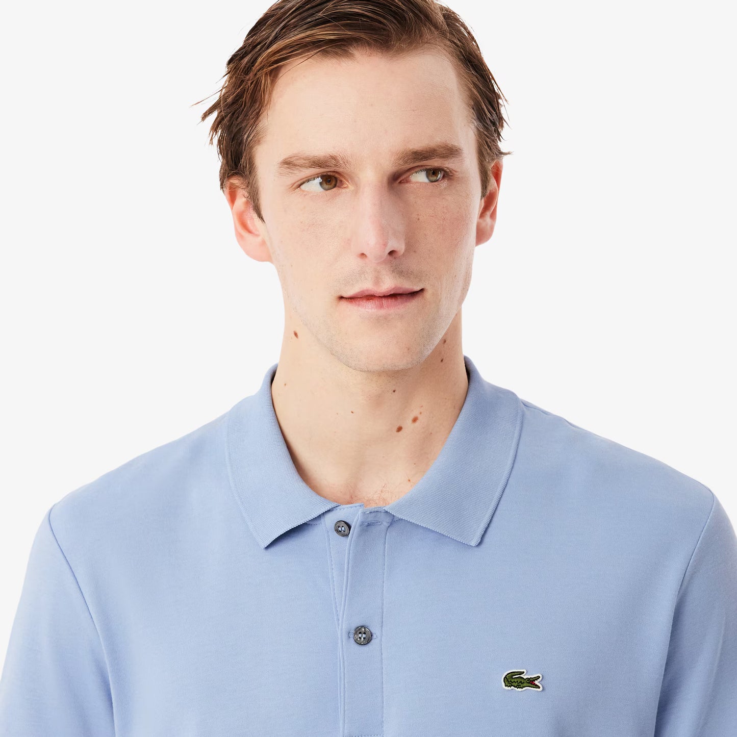 Polo en coton Pima coupe droite