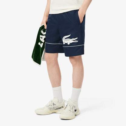 Shorts de tennis en taffetas de losange imprimé