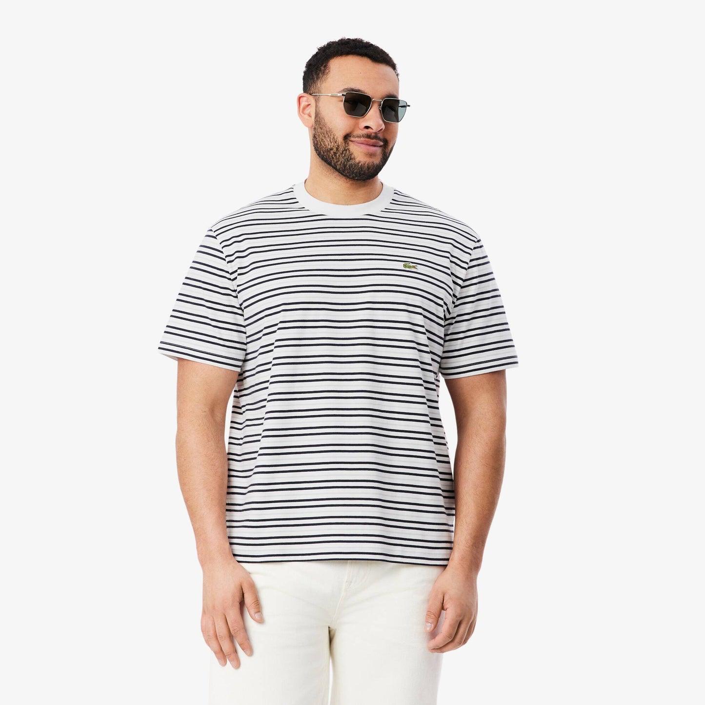 T-shirt en coton rayé