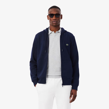 Sweat à capuche en polaire zippé