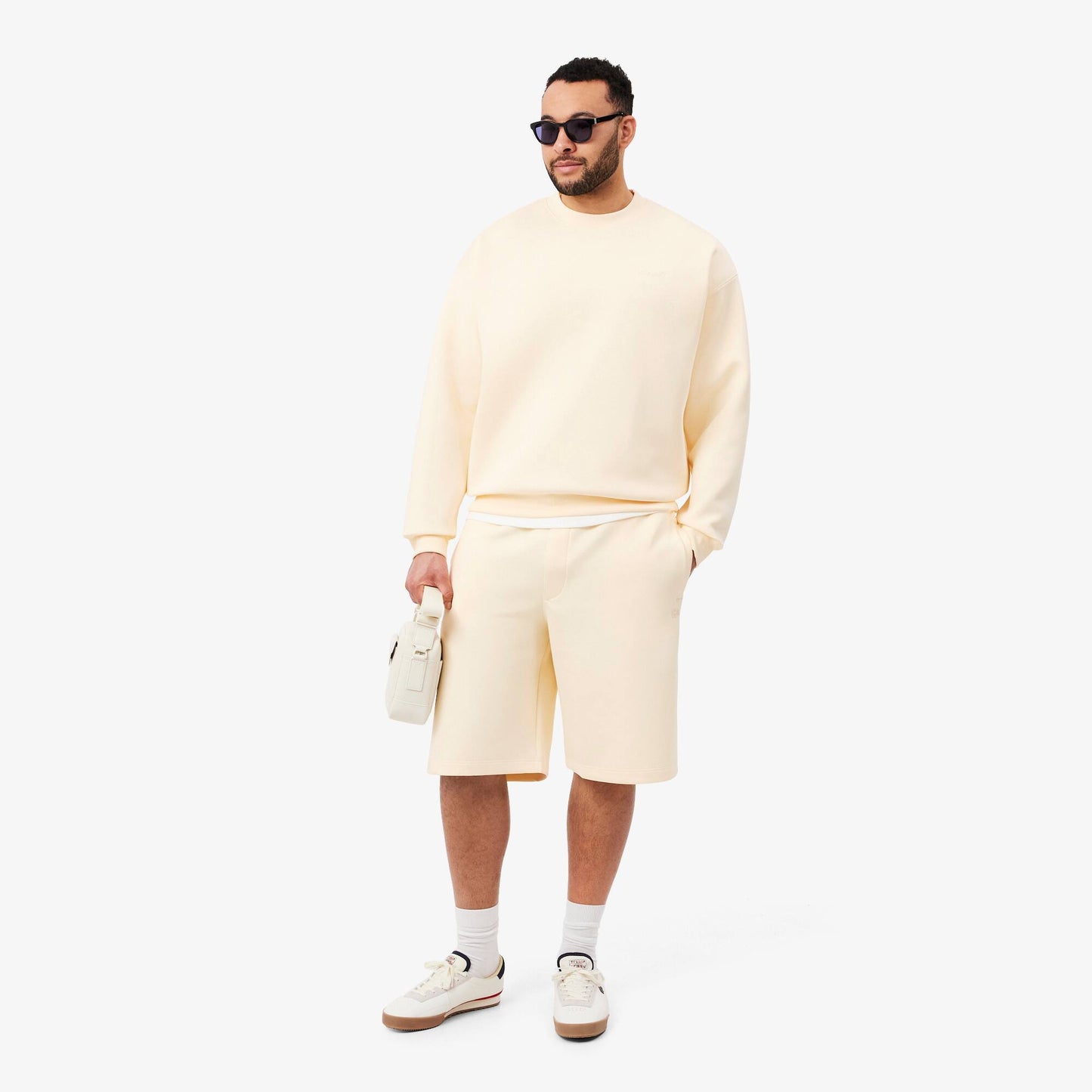 Shorts en interlock coupe décontractée