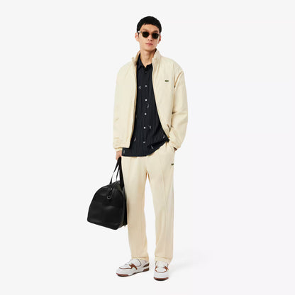 Chemise en coton brodée coupe décontractée